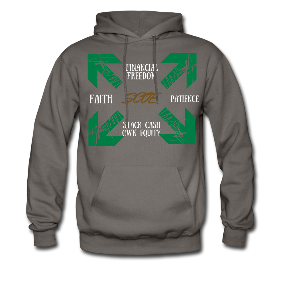 S.C.O.E "Money often Costs 2 Much" Hoodie - asphalt gray