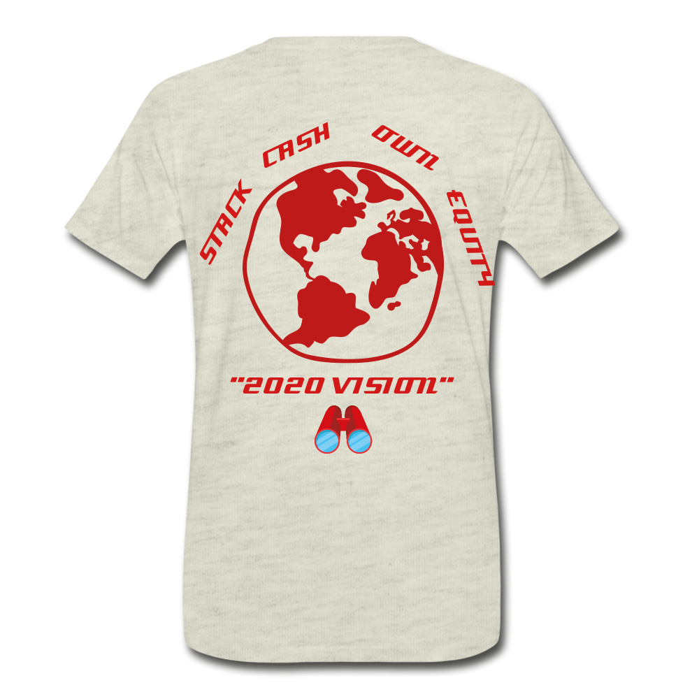 S.C.O.E "2020 Vision" T-Shirt - heather oatmeal