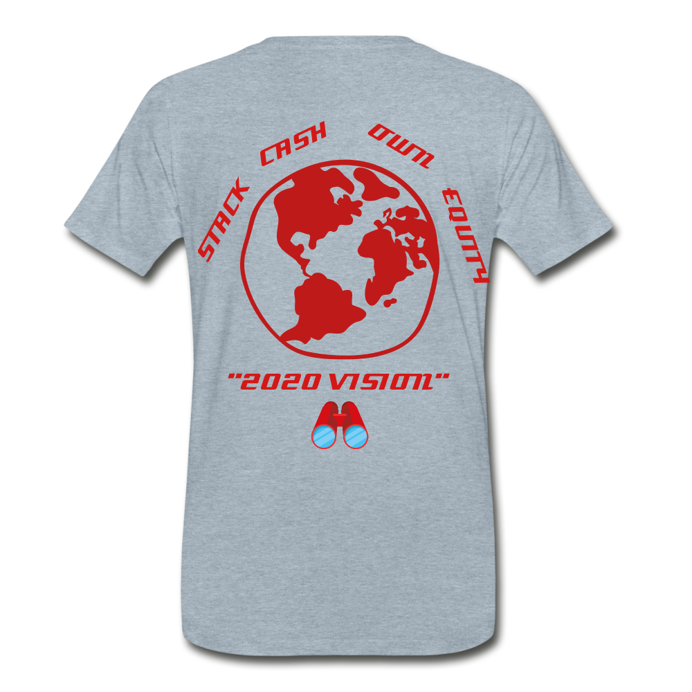 S.C.O.E "2020 Vision" T-Shirt - heather ice blue