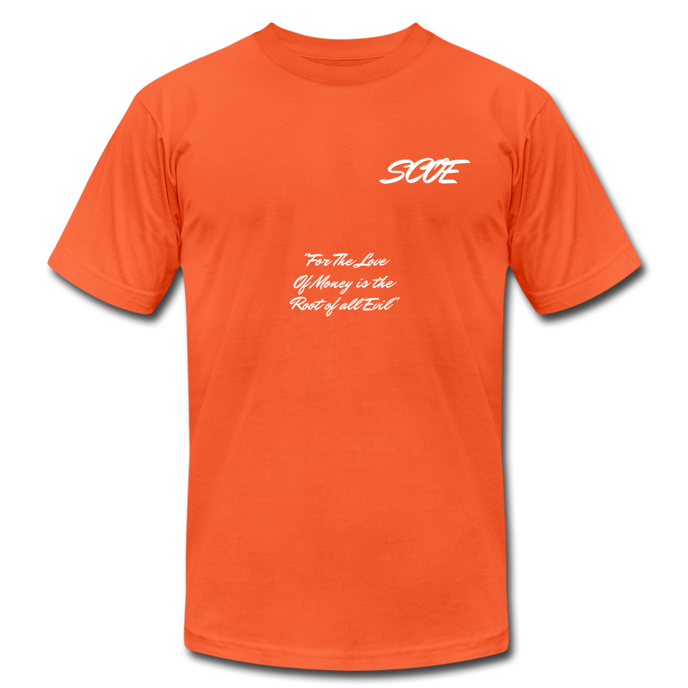 S.C.O.E Root of All Evil T-Shirt - orange