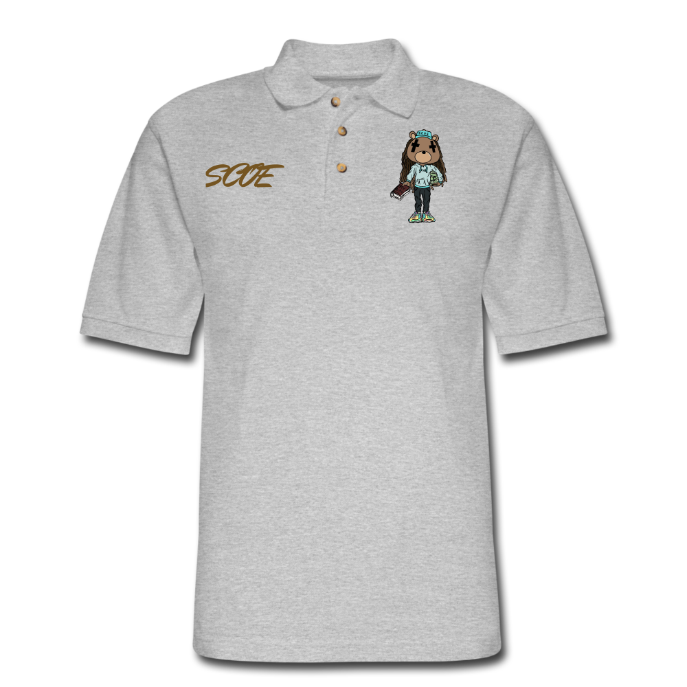 S.C.O.E Bear Polo - heather gray