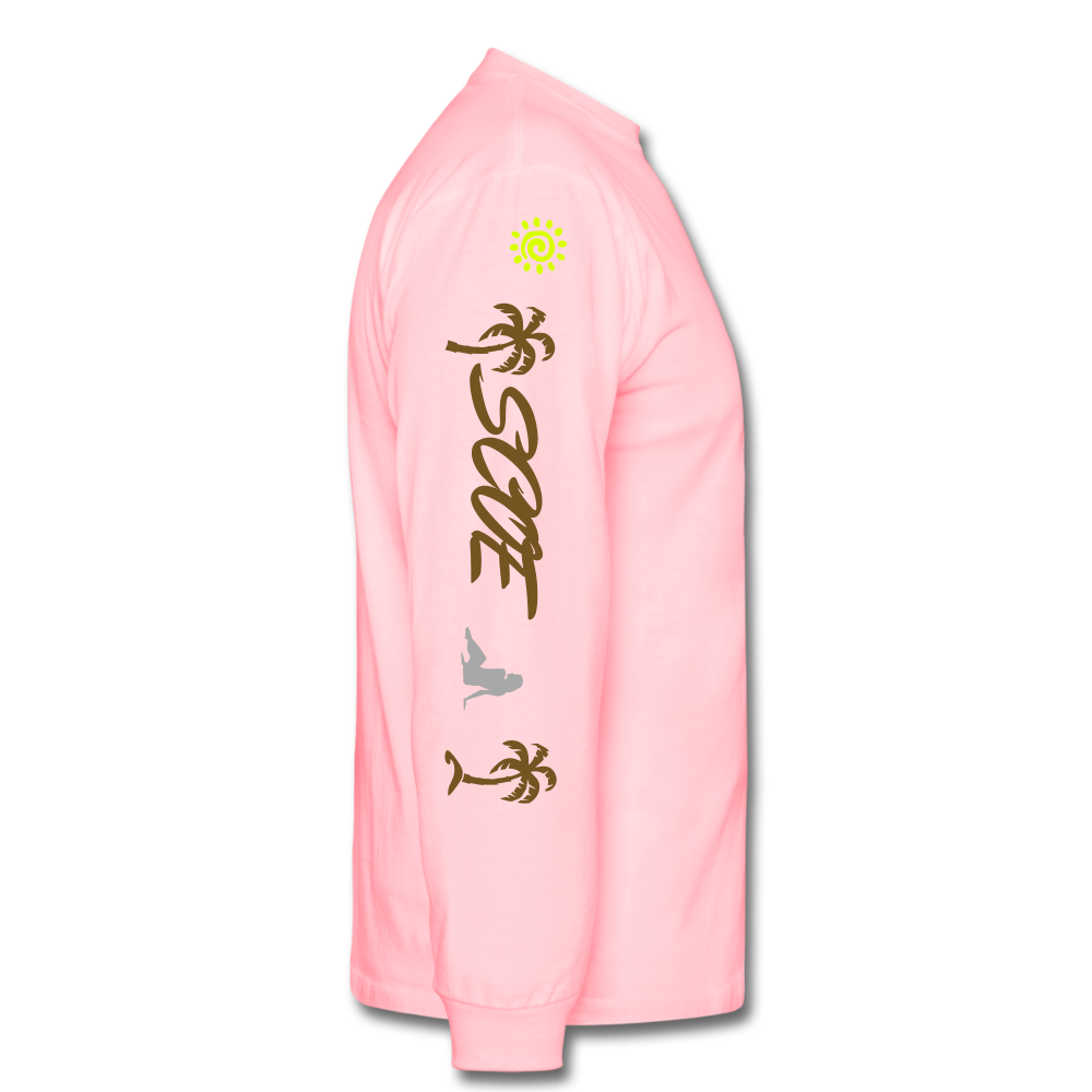 S.C.O.E Bear Spiritually Wealthy Long Sleeve - pink