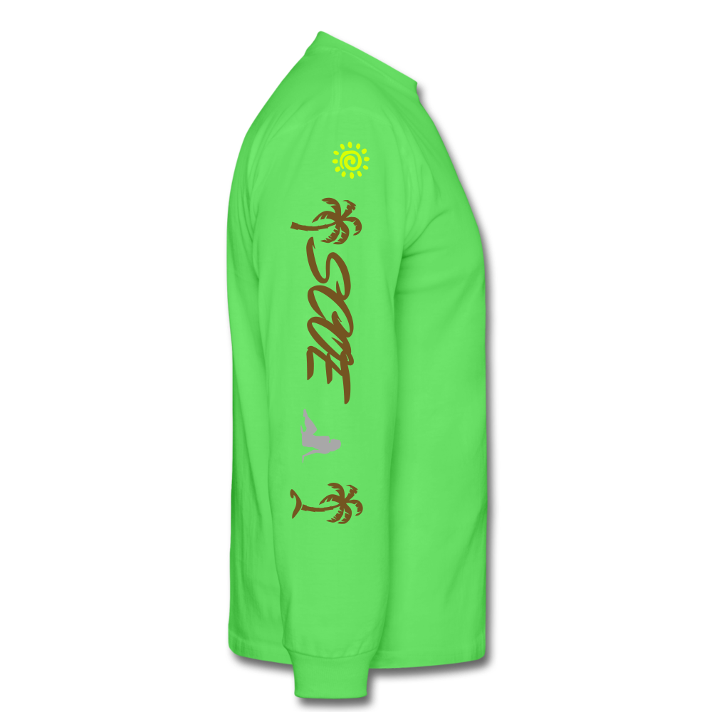 S.C.O.E Bear Spiritually Wealthy Long Sleeve - kiwi