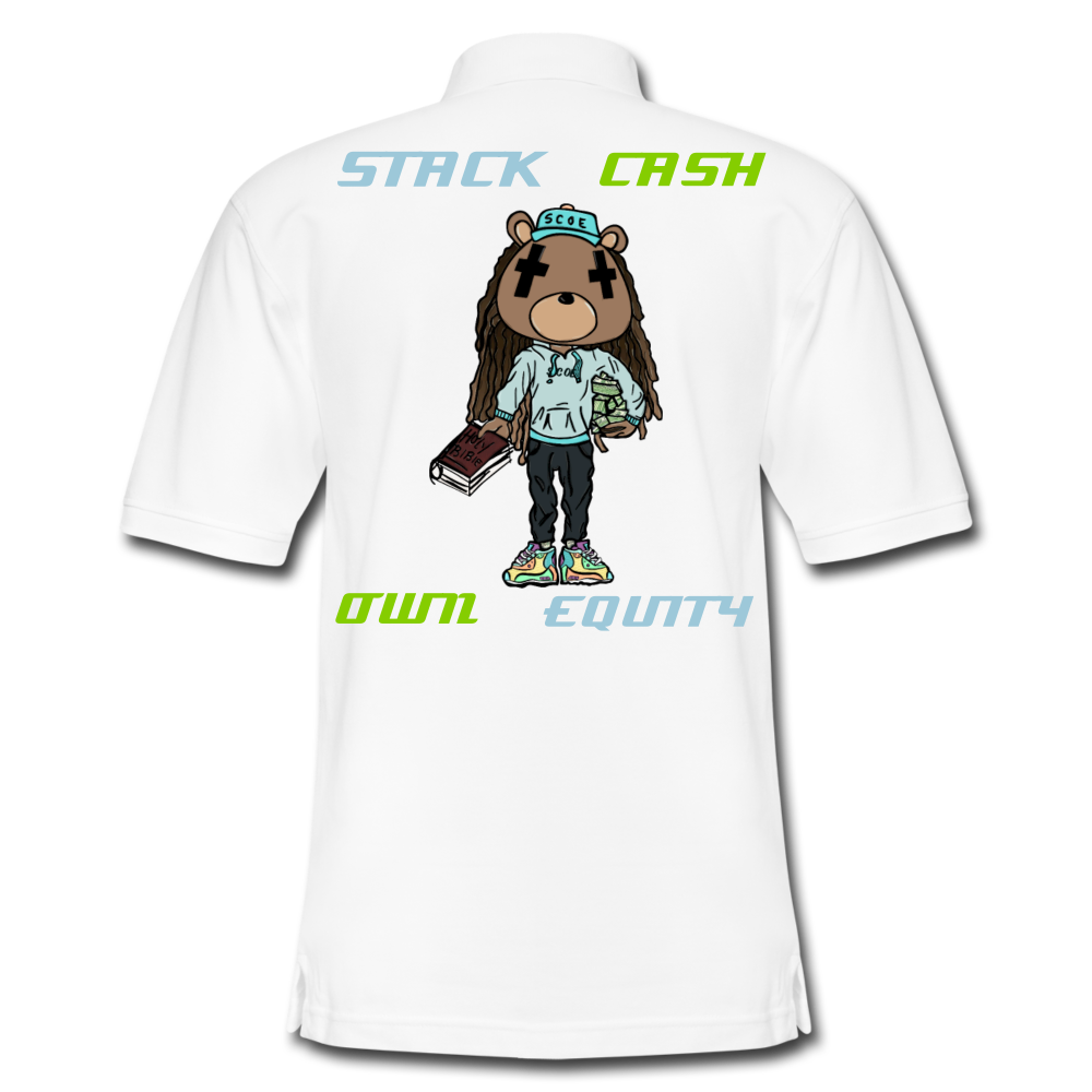 S.C.O.E Bear Faith Polo - white