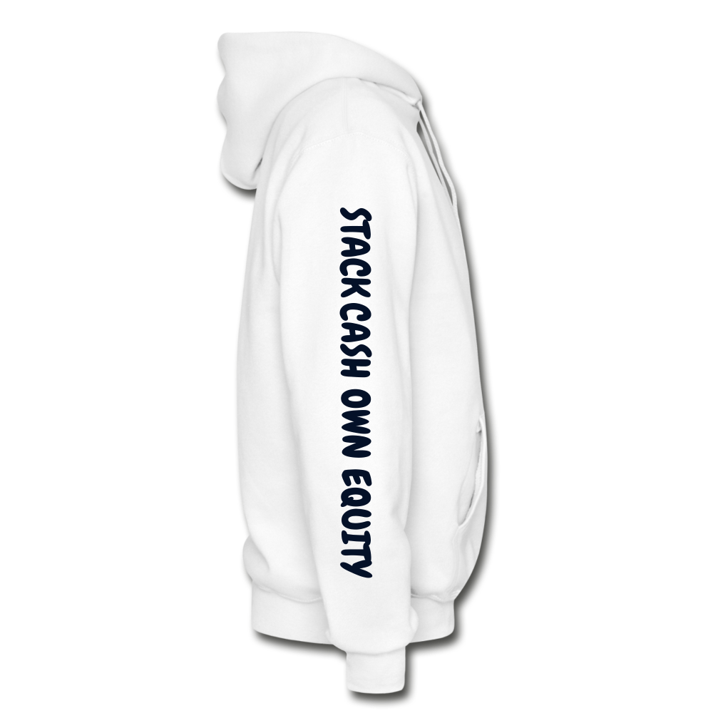 S.C.O.E Bear Money Zip Hoodie - white