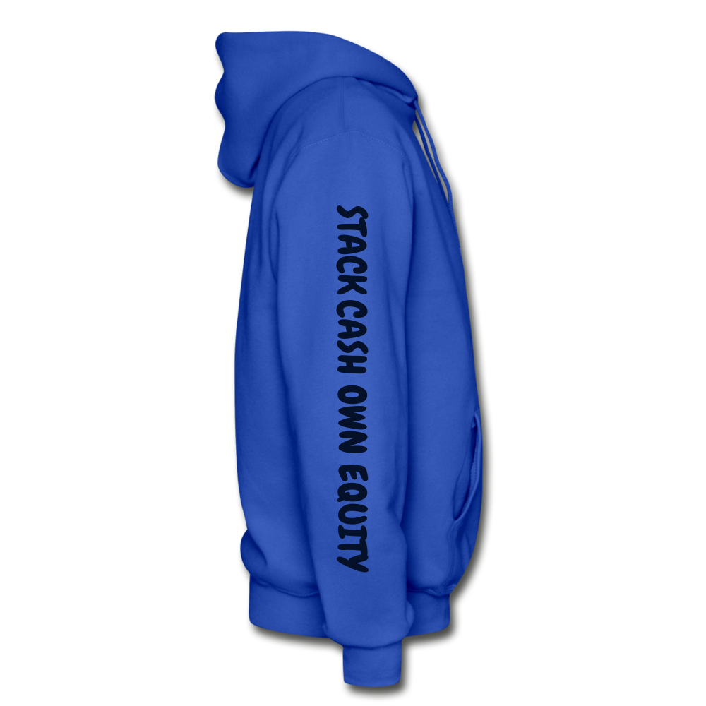 S.C.O.E Bear Money Zip Hoodie - royal blue