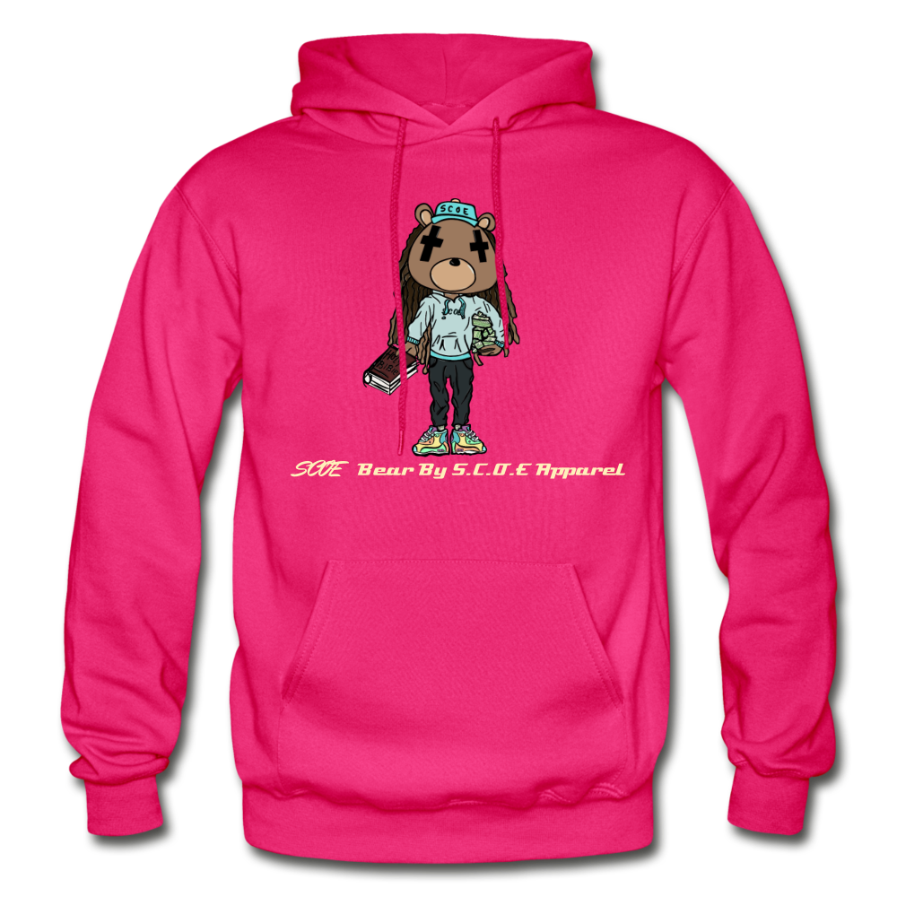 Gildan Heavy Blend Adult Hoodie - fuchsia