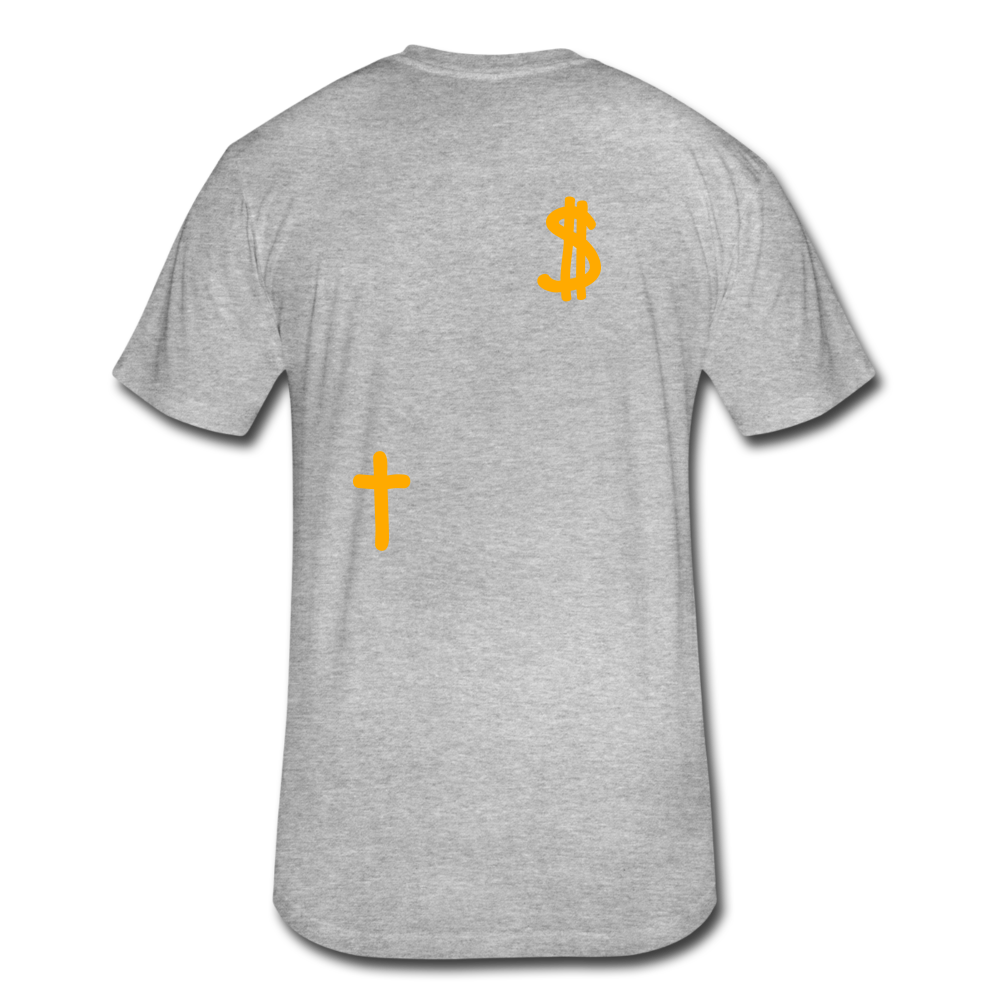 S.C.O.E Bear $ T-Shirt - heather gray