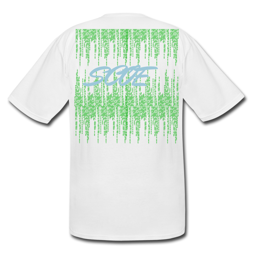 S.C.O.E Bear Matrix Tall Tee - white