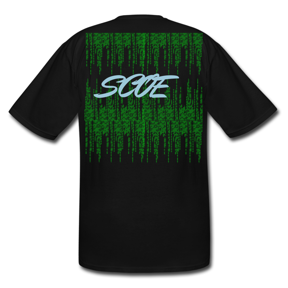 S.C.O.E Bear Matrix Tall Tee - black