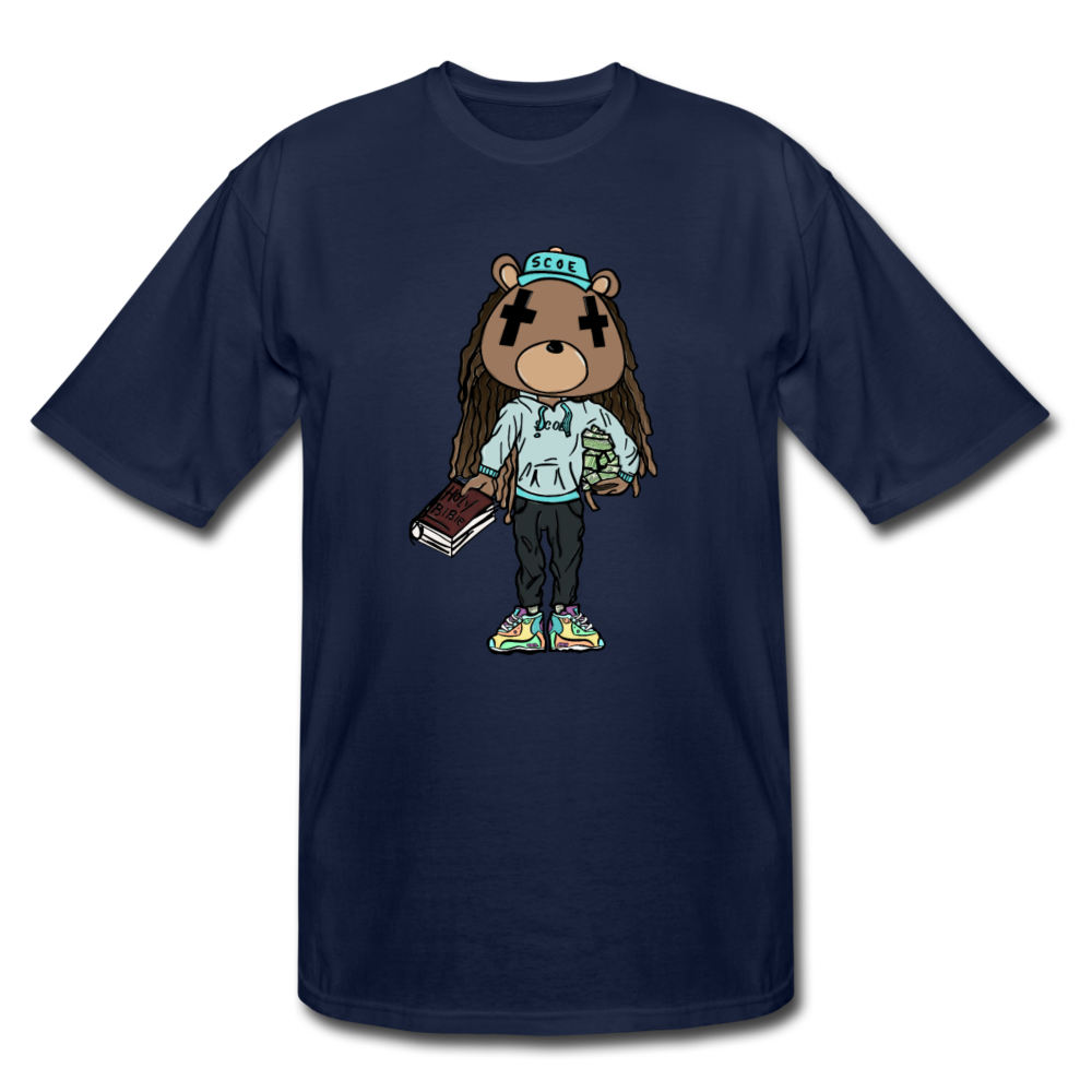 S.C.O.E Bear Matrix Tall Tee - navy