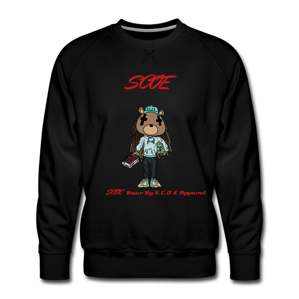 S.C.O.E Bear * Crewneck - black