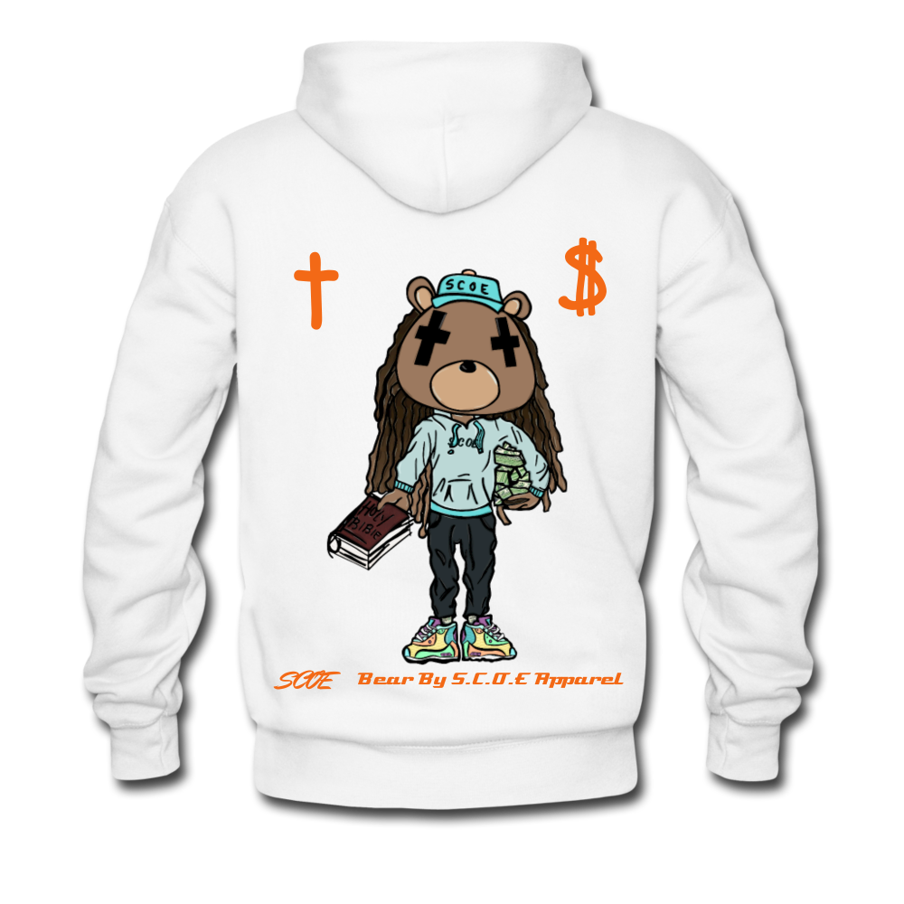 S.C.O.E Bear "Faith Is" Hoodie - white