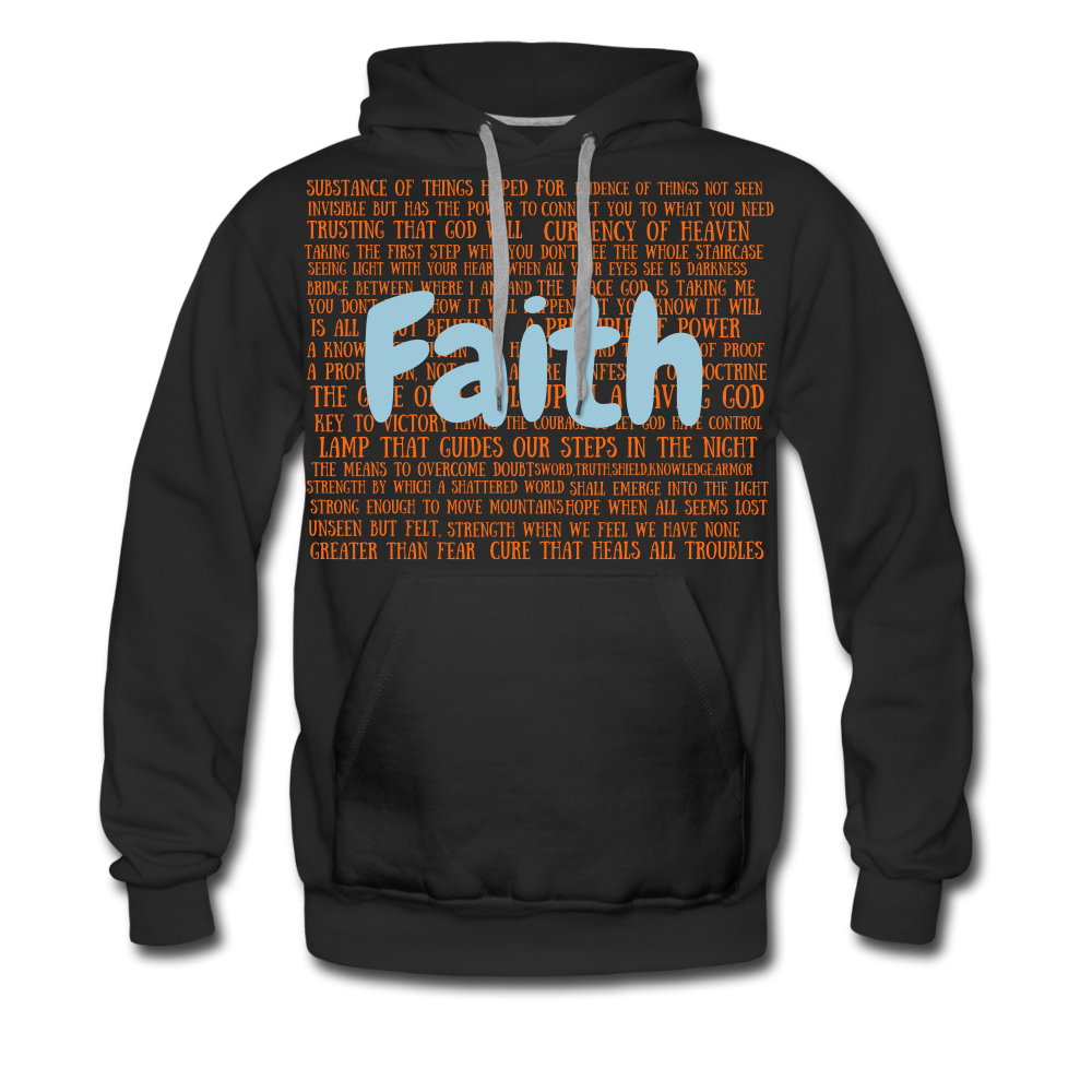 S.C.O.E Bear "Faith Is" Hoodie - black