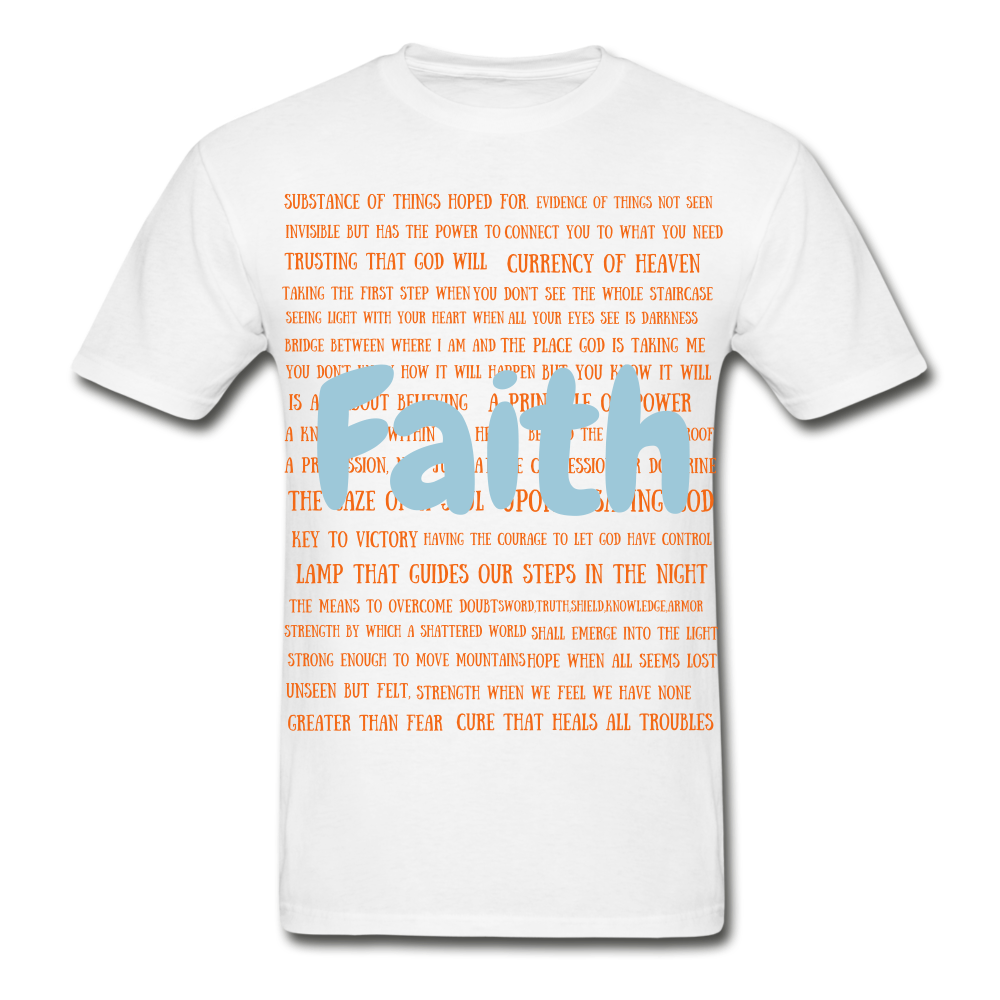S.C.O.E Bear "Faith Is" T-Shirt - white