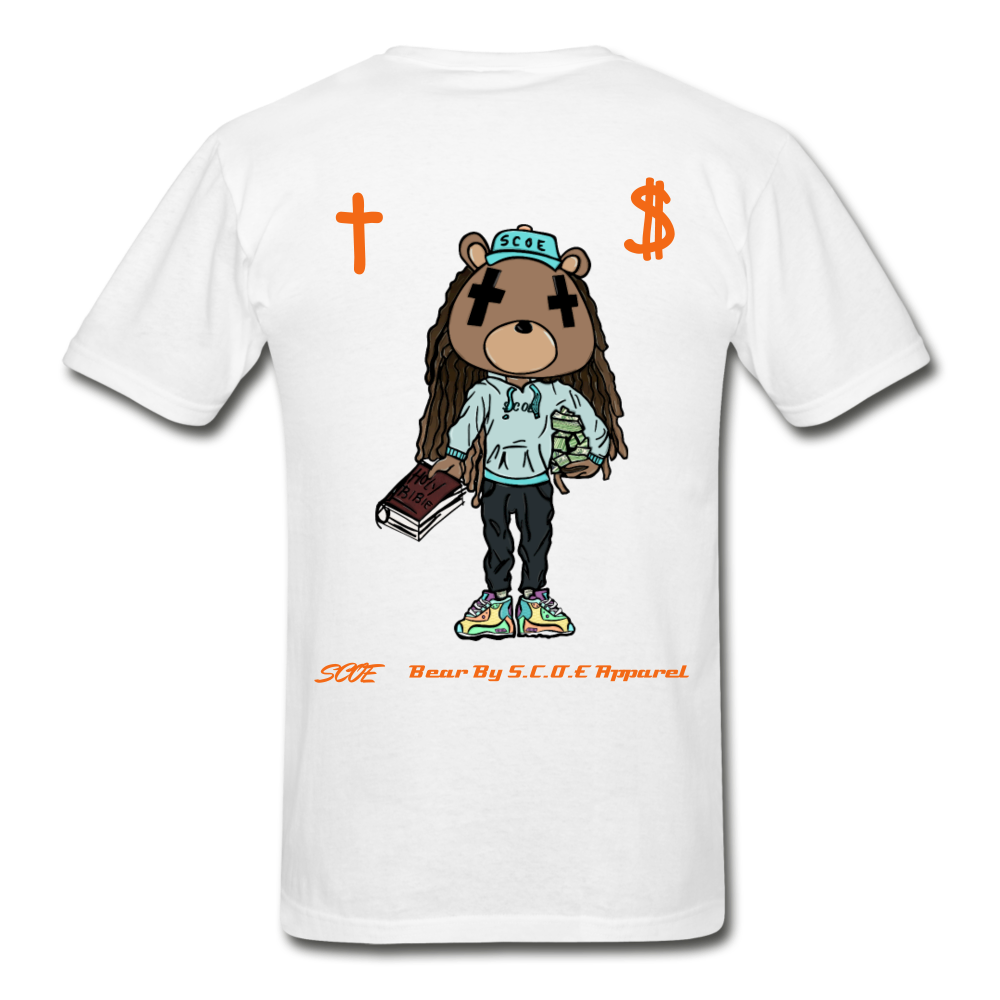 S.C.O.E Bear "Faith Is" T-Shirt - white