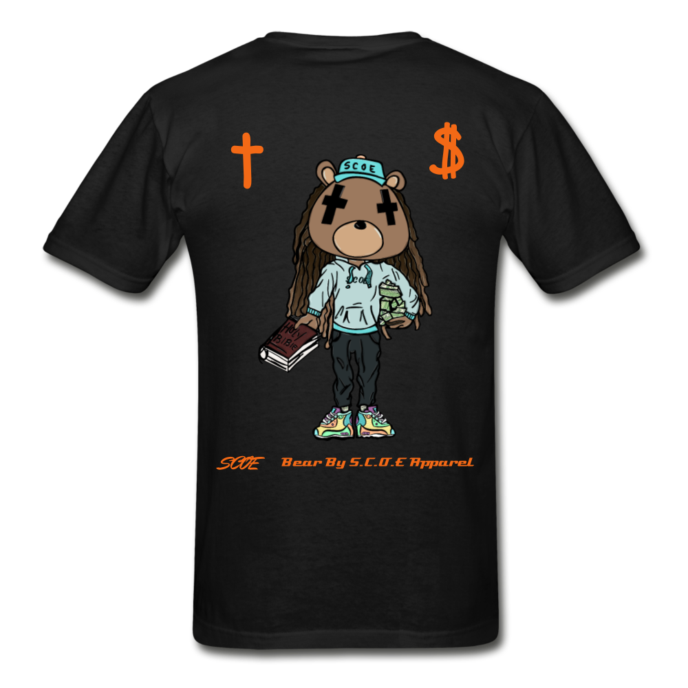 S.C.O.E Bear "Faith Is" T-Shirt - black