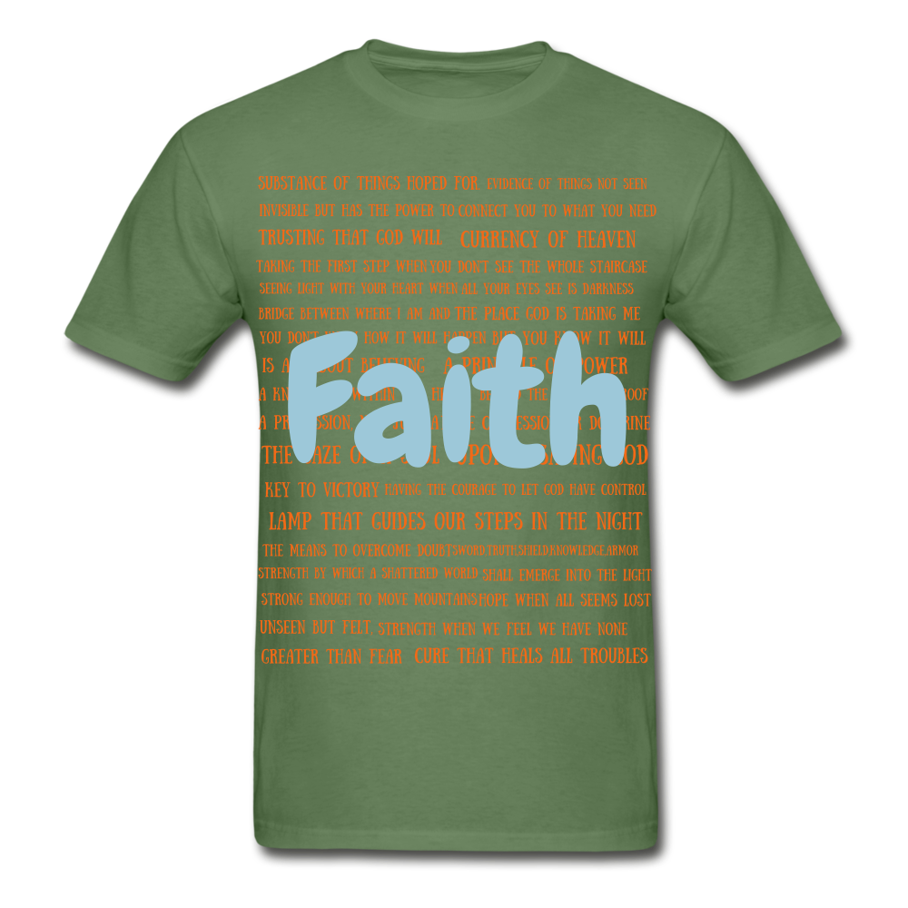 S.C.O.E Bear "Faith Is" T-Shirt - military green