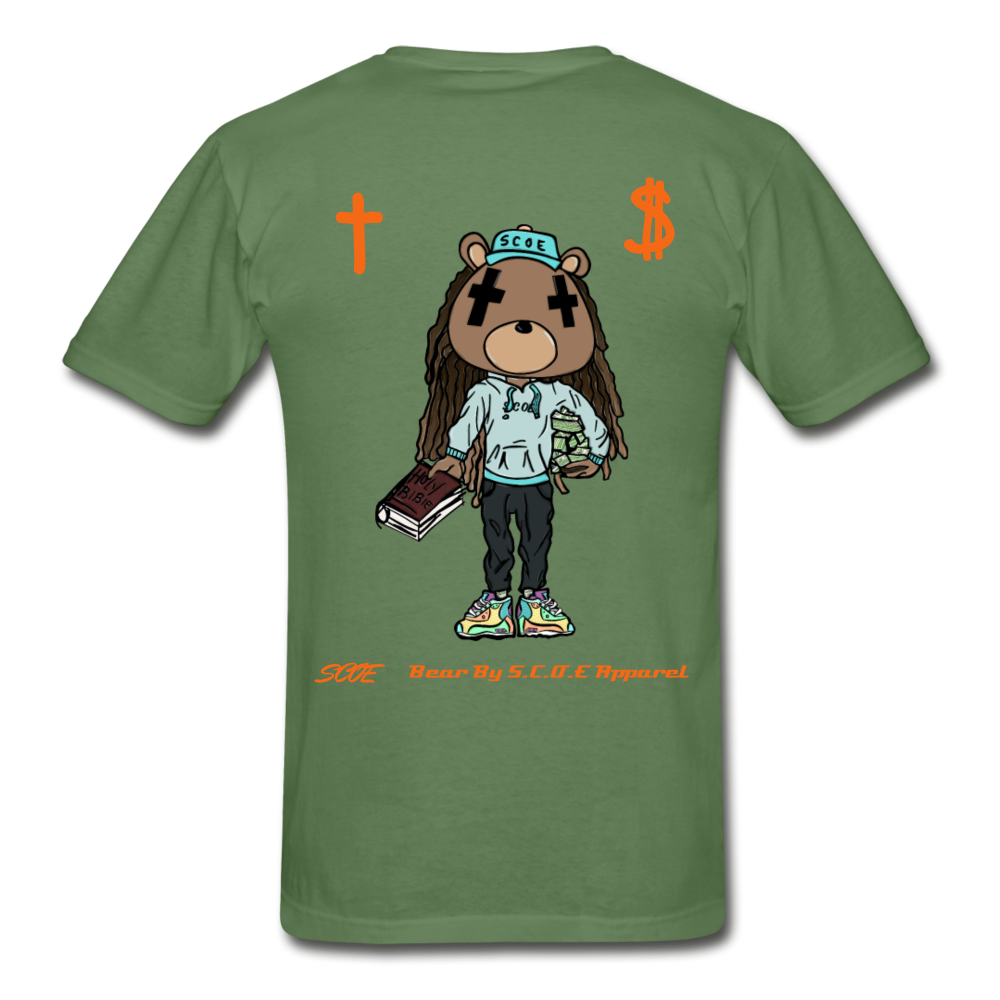 S.C.O.E Bear "Faith Is" T-Shirt - military green