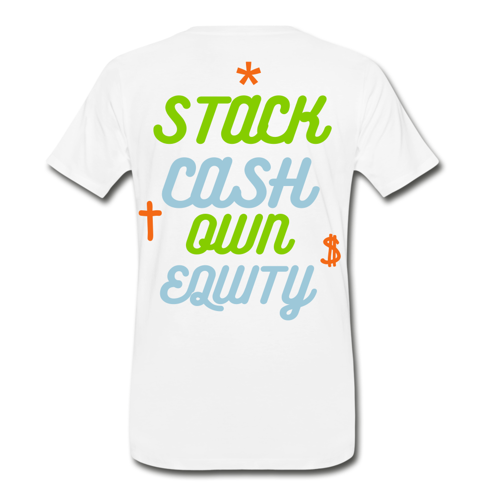 S.C.O.E Bear Financial Freedom x Spiritual Security T-Shirt - white