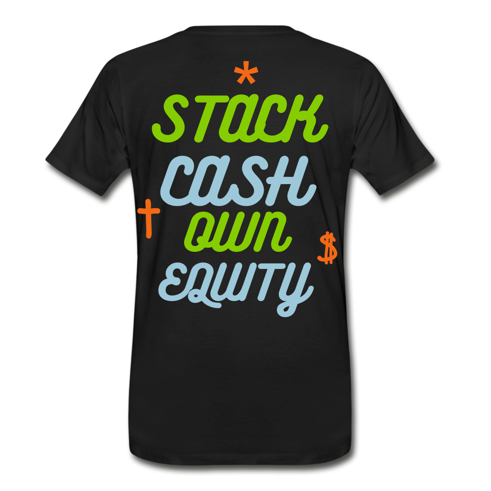 S.C.O.E Bear Financial Freedom x Spiritual Security T-Shirt - black