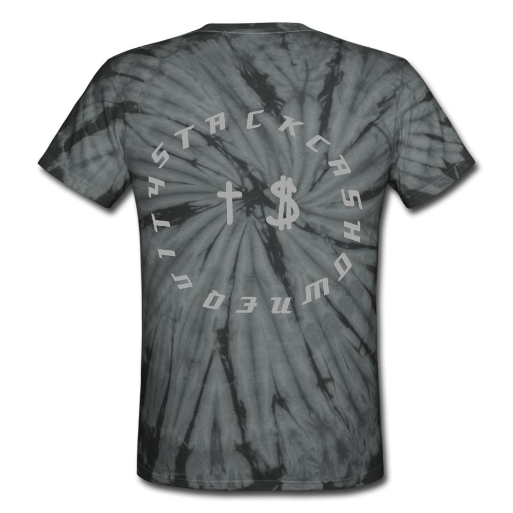 S.C.O.E Bear Tie Dye T-Shirt - spider black
