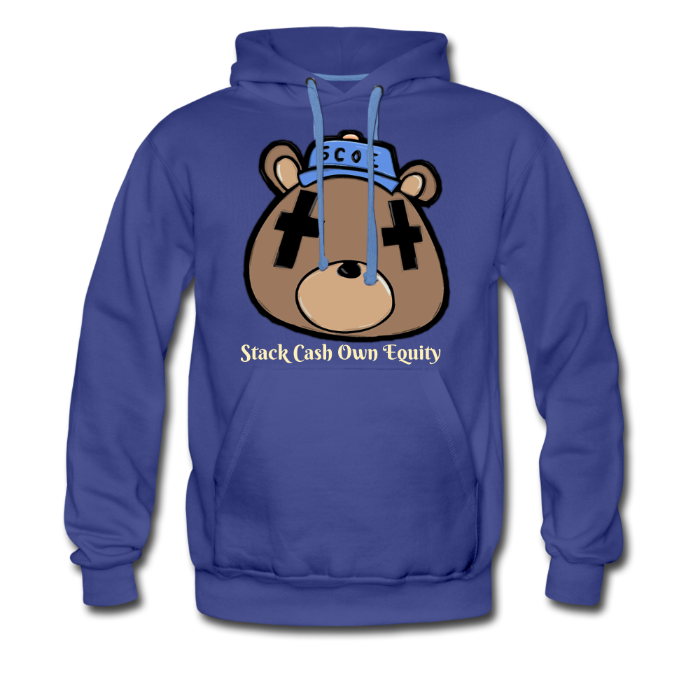 S.C.O.E Bear Premium Hoodie - royalblue