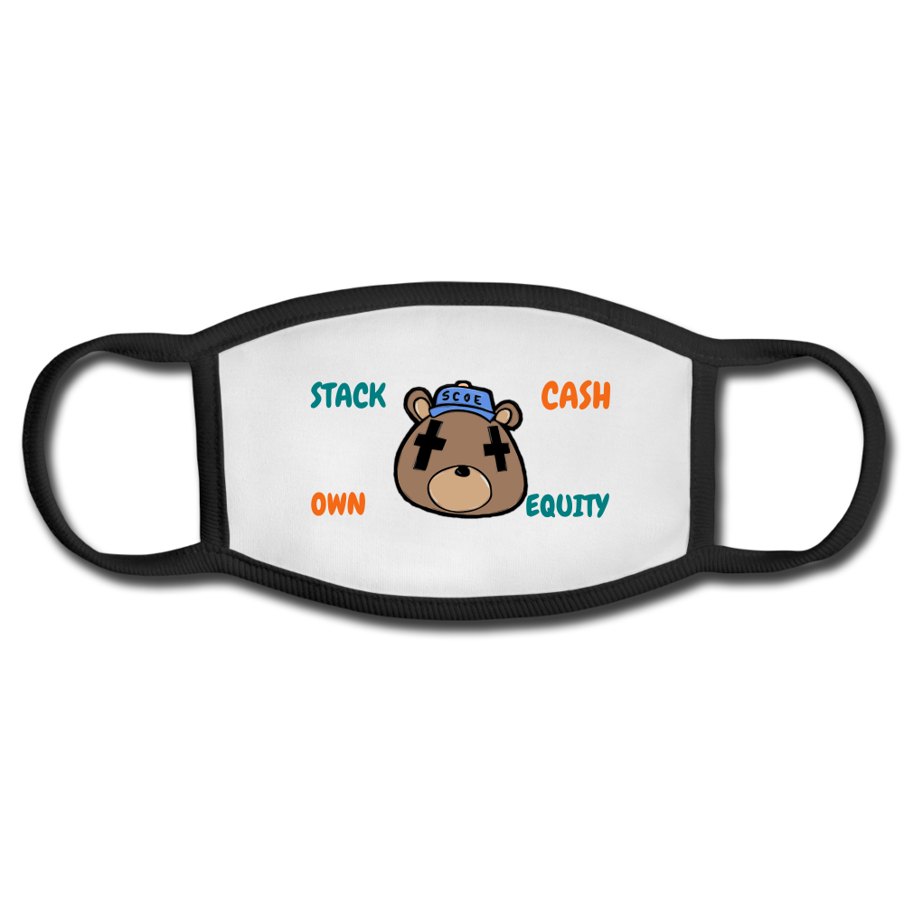 S.C.O.E Bear Face Mask - white/black