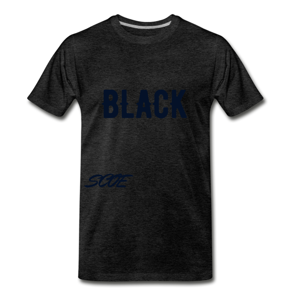 S.C.O.E Triple Black Premium T-Shirt - charcoal gray
