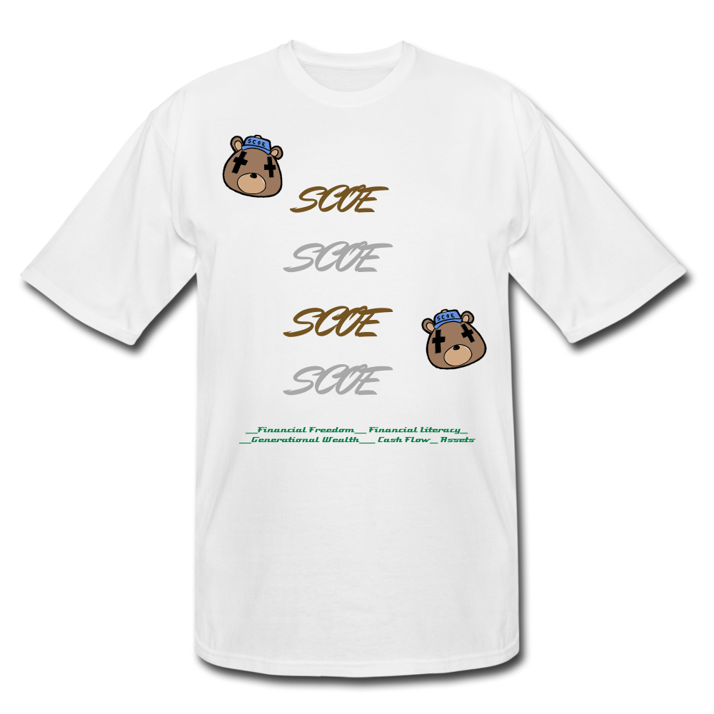 S.C.O.E Shine Tall Tee - white