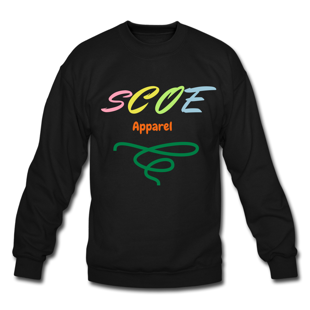 S.C.O.E Apparel Crewneck Sweatshirt - black