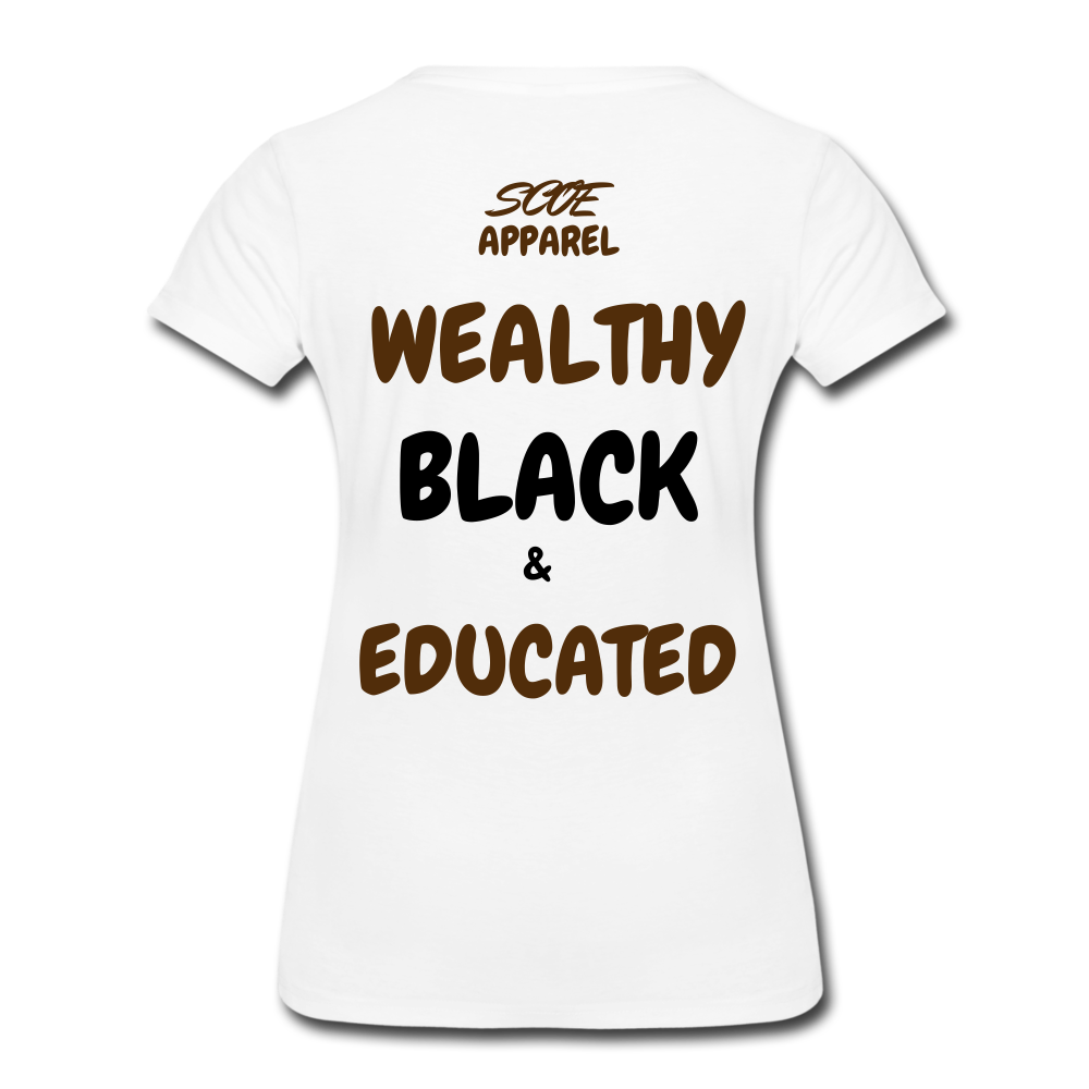 S.C.O.E Women’s Black History Forever T-Shirt - white