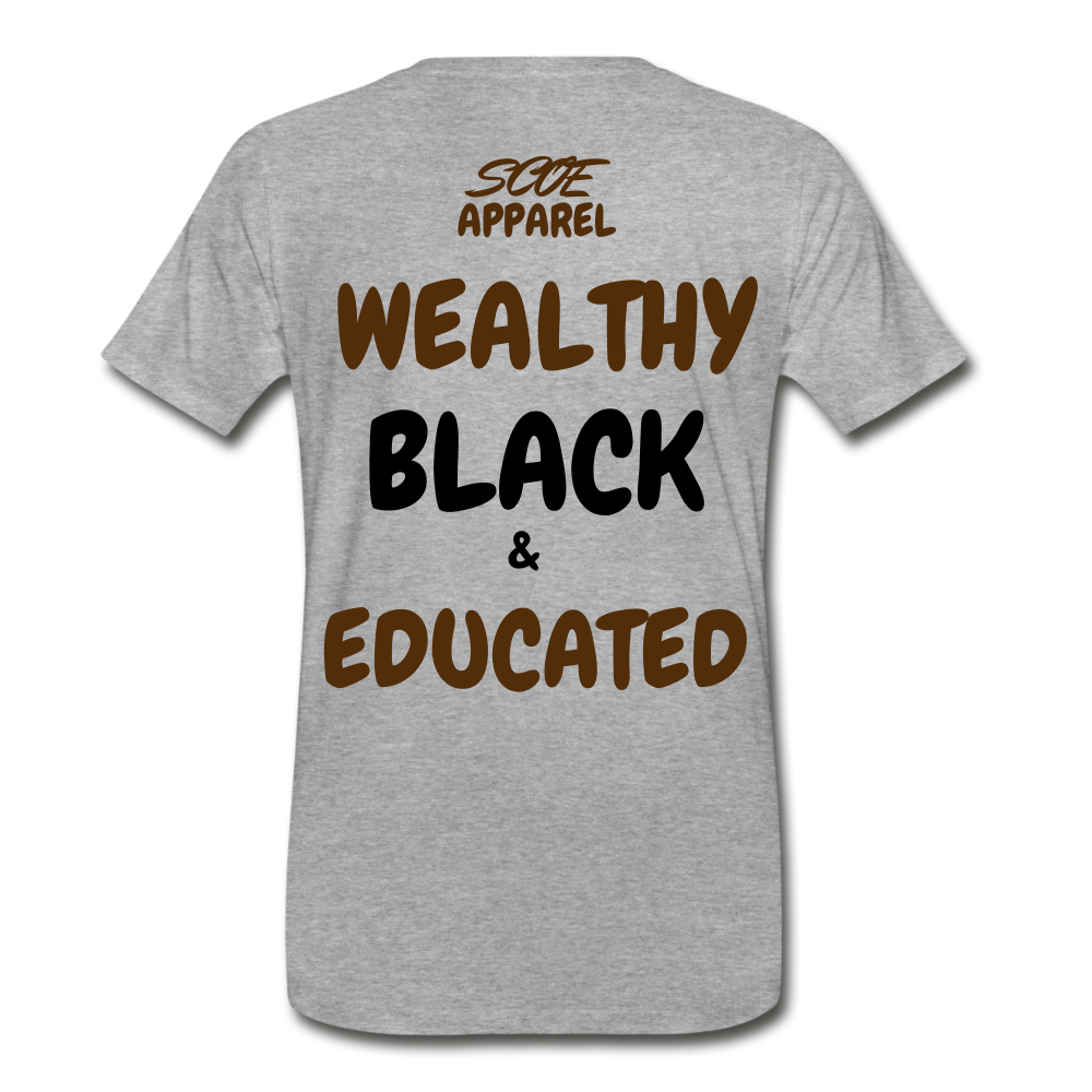 S.C.O.E Black History Forever T-Shirt - heather gray