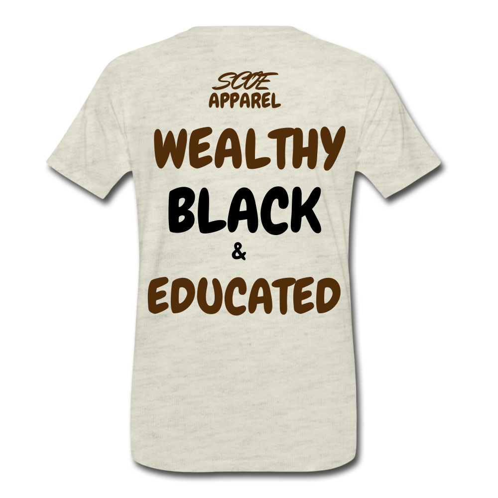 S.C.O.E Black History Forever T-Shirt - heather oatmeal