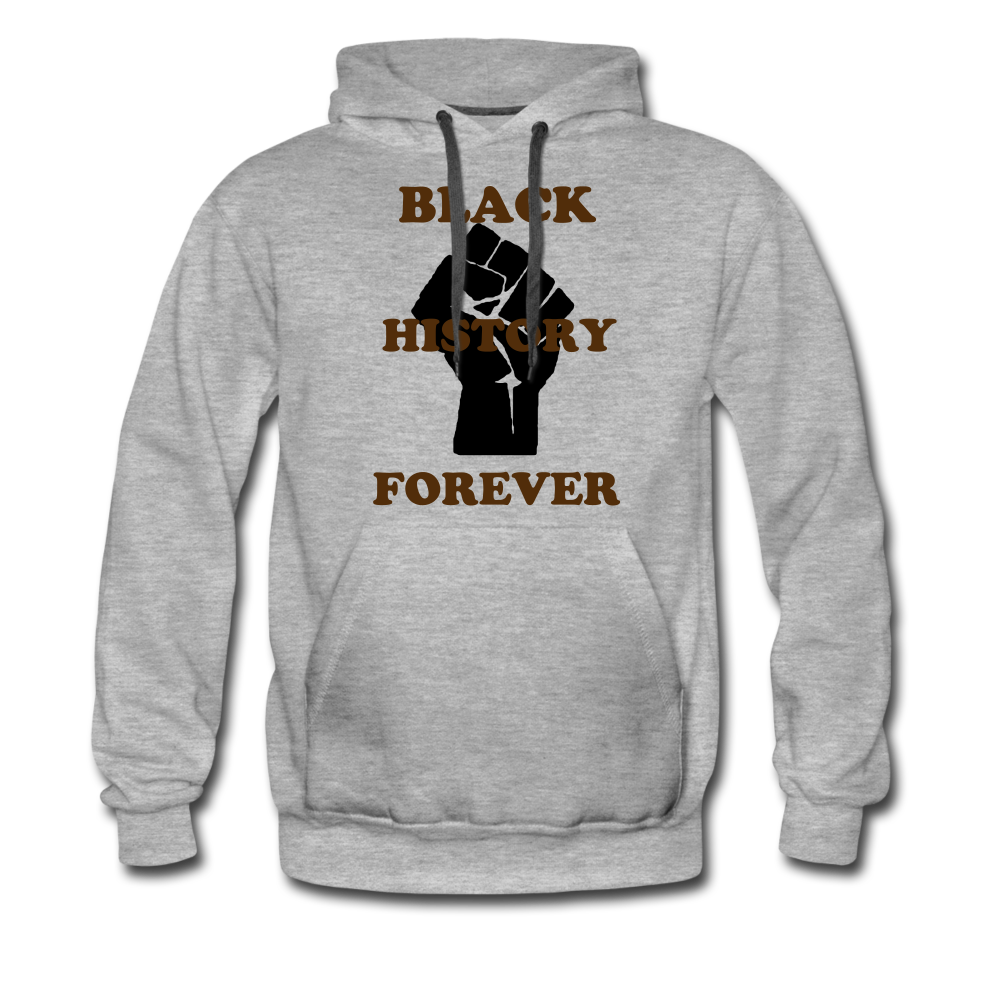 S.C.O.E Black History Forever Hoodie - heather gray