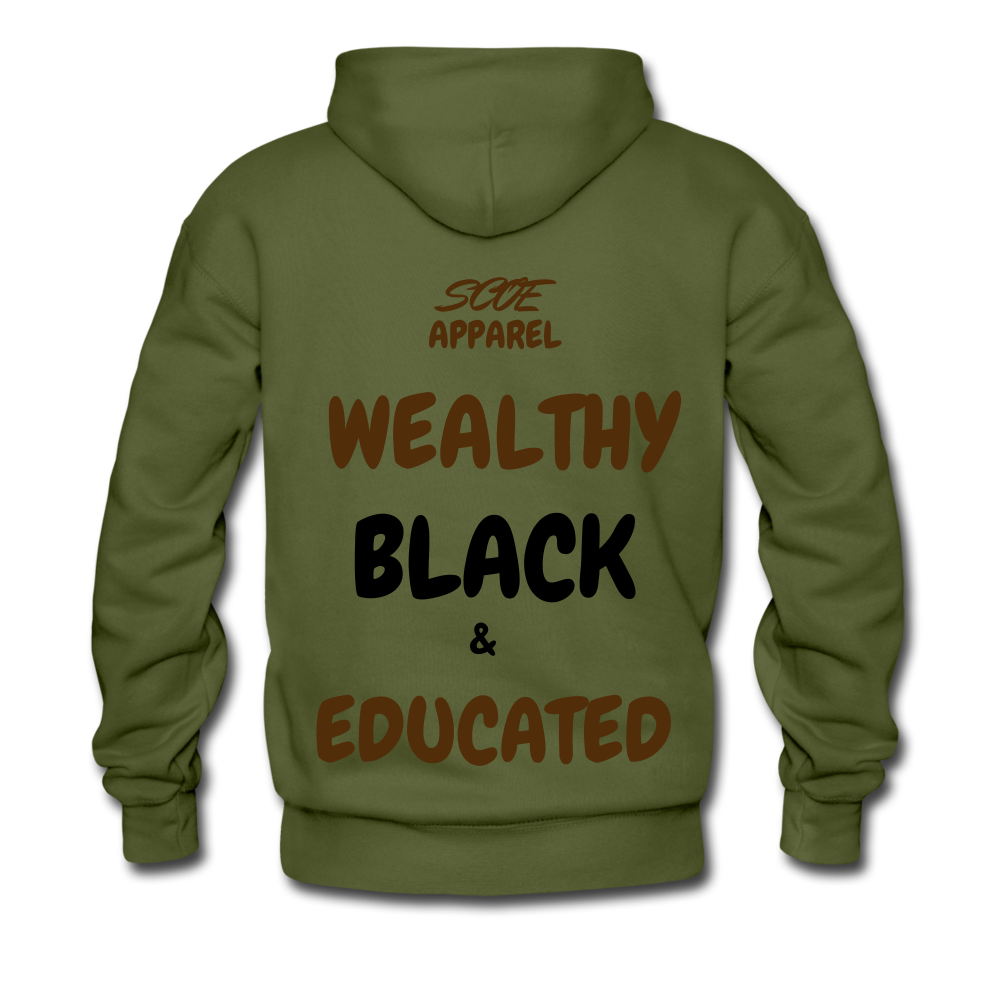 S.C.O.E Black History Forever Hoodie - olive green