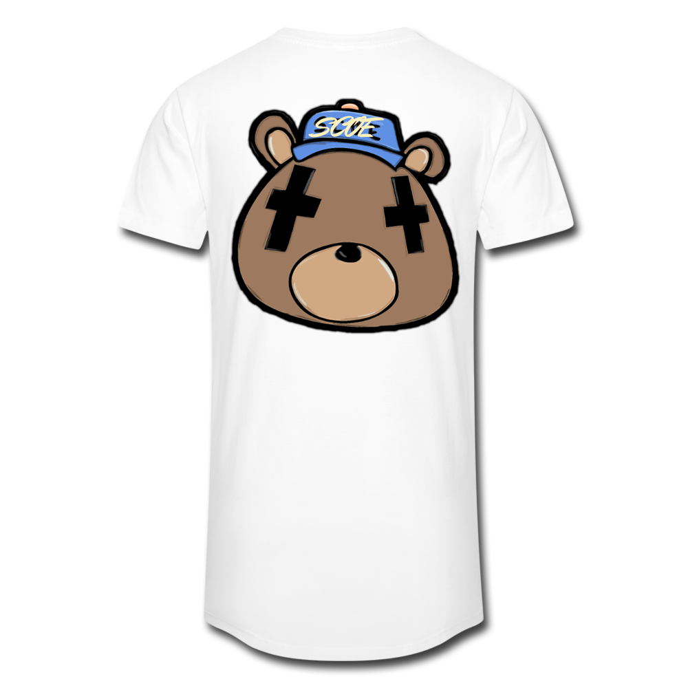 S.C.O.E Money Logo Long Tee - white