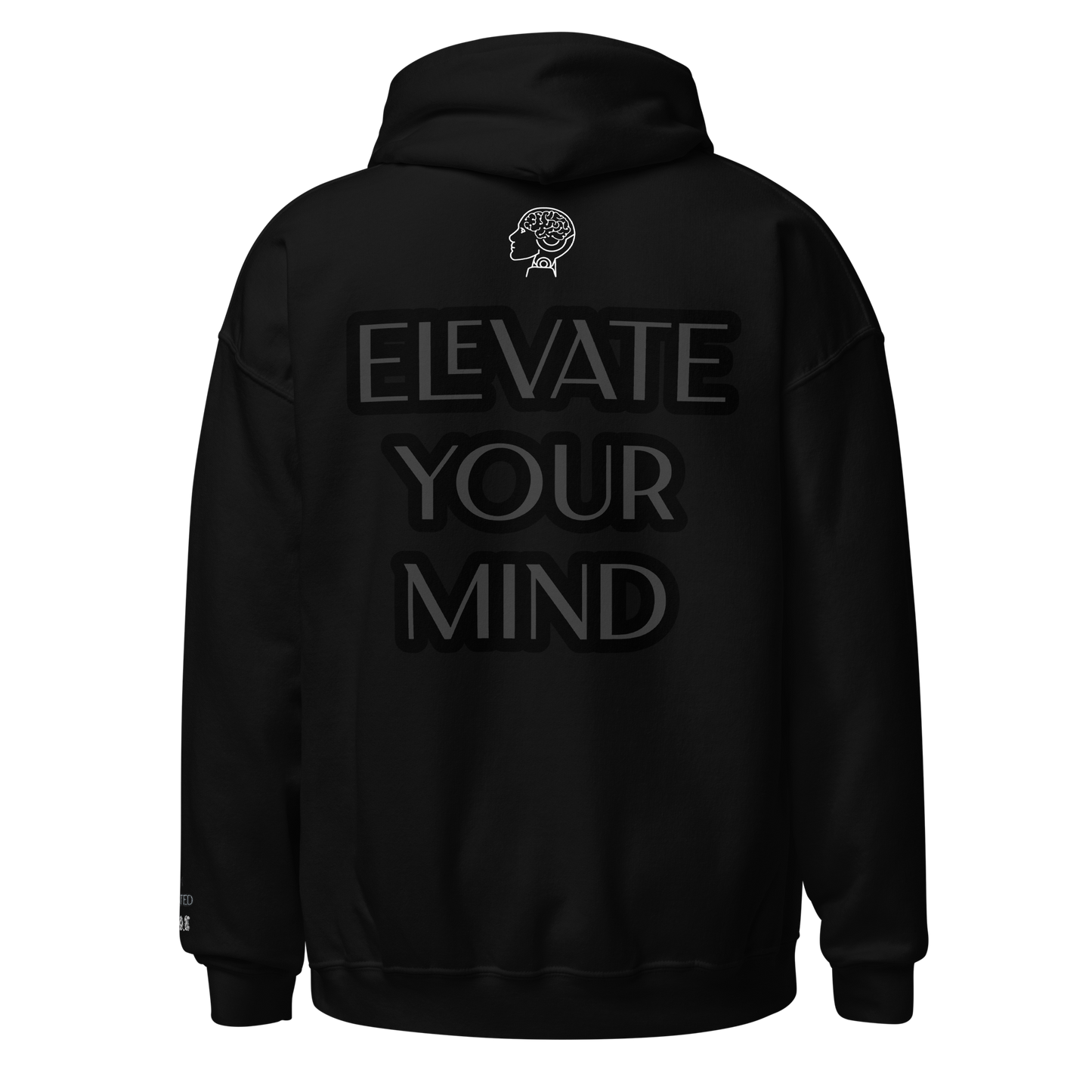 {ELEVATED MIND} Triple Black Hoodie