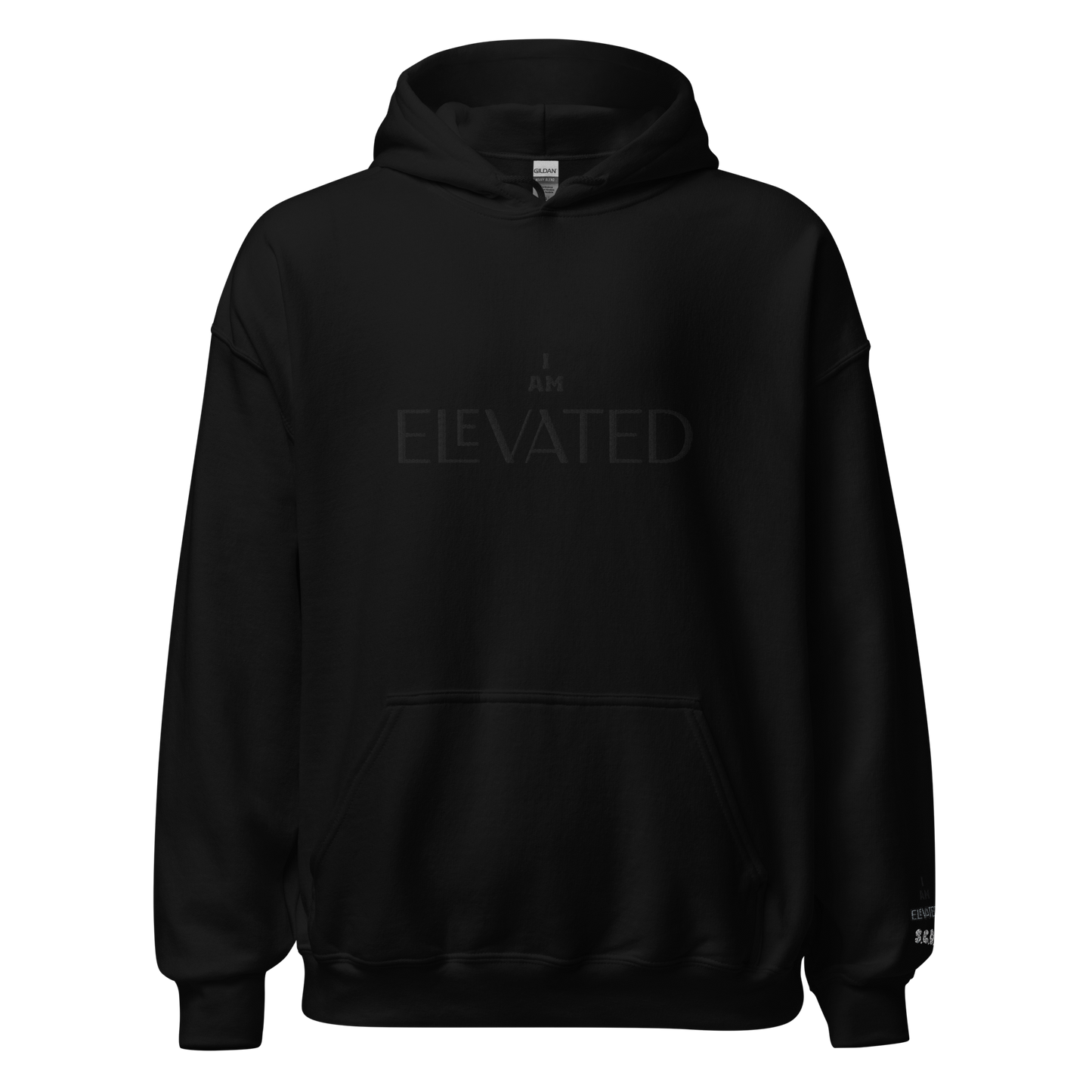 {ELEVATED MIND} Triple Black Hoodie