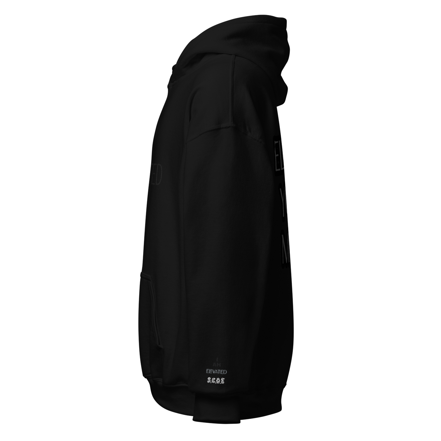 {ELEVATED MIND} Triple Black Hoodie