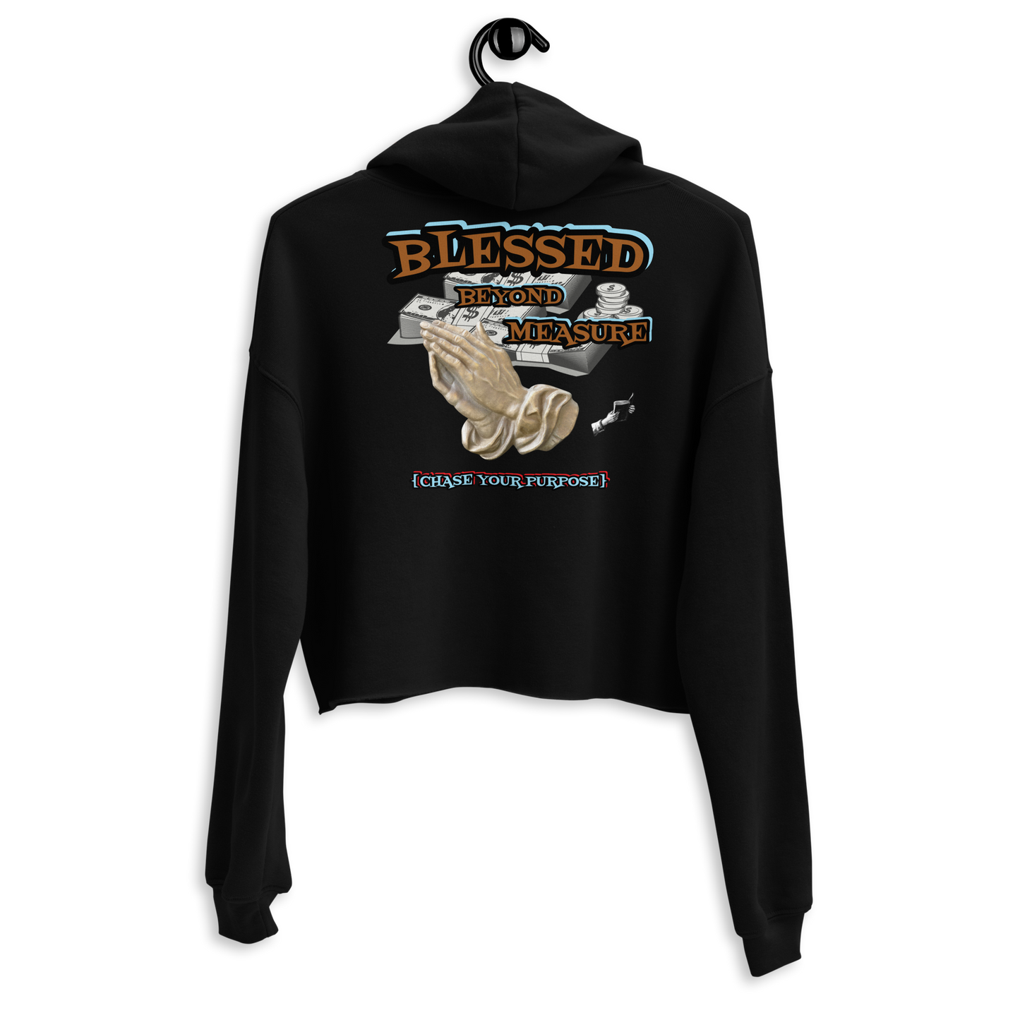 S.C.O.E {Chase Your Purpose} Cropped Hoodie