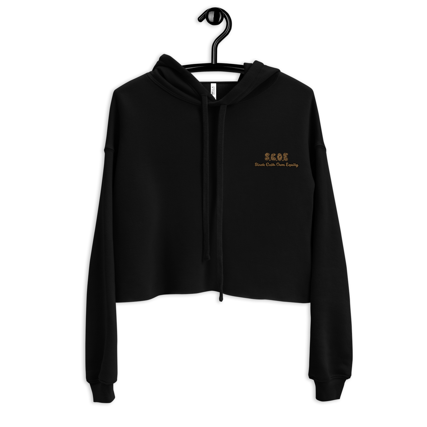 S.C.O.E {Chase Your Purpose} Cropped Hoodie