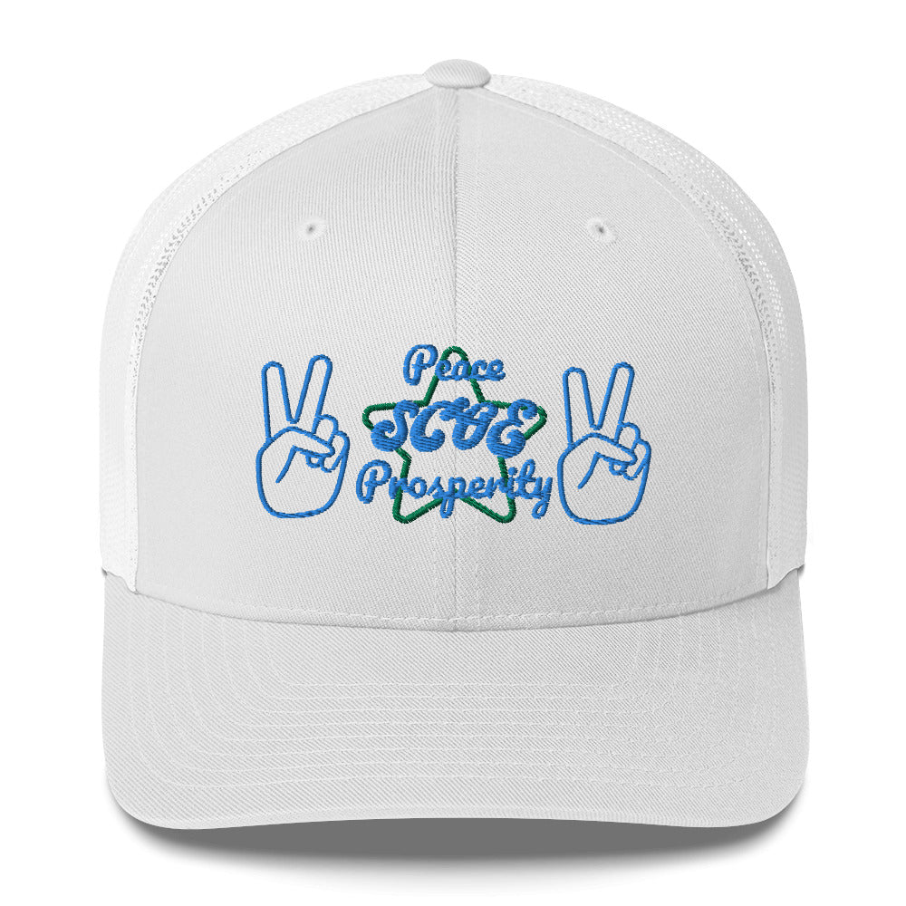 S.C.O.E Peace x Prosperity Trucker Hat