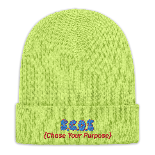 S.C.O.E {Chase Your Purpose} Beanie