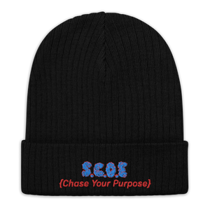 S.C.O.E {Chase Your Purpose} Beanie