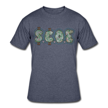 Load image into Gallery viewer, S.C.O.E Men’s 50/50 T-Shirt - navy heather
