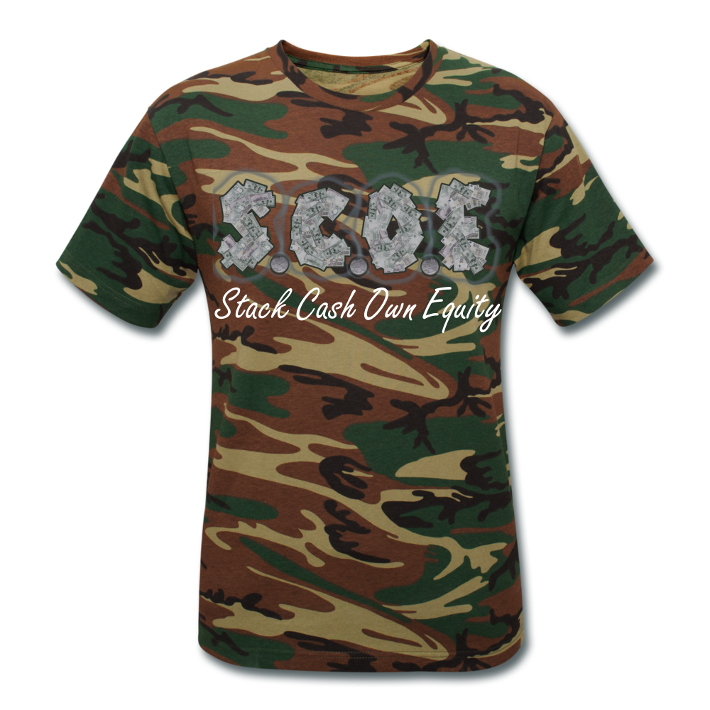 S.C.O.E Camo T-Shirt - green camouflage