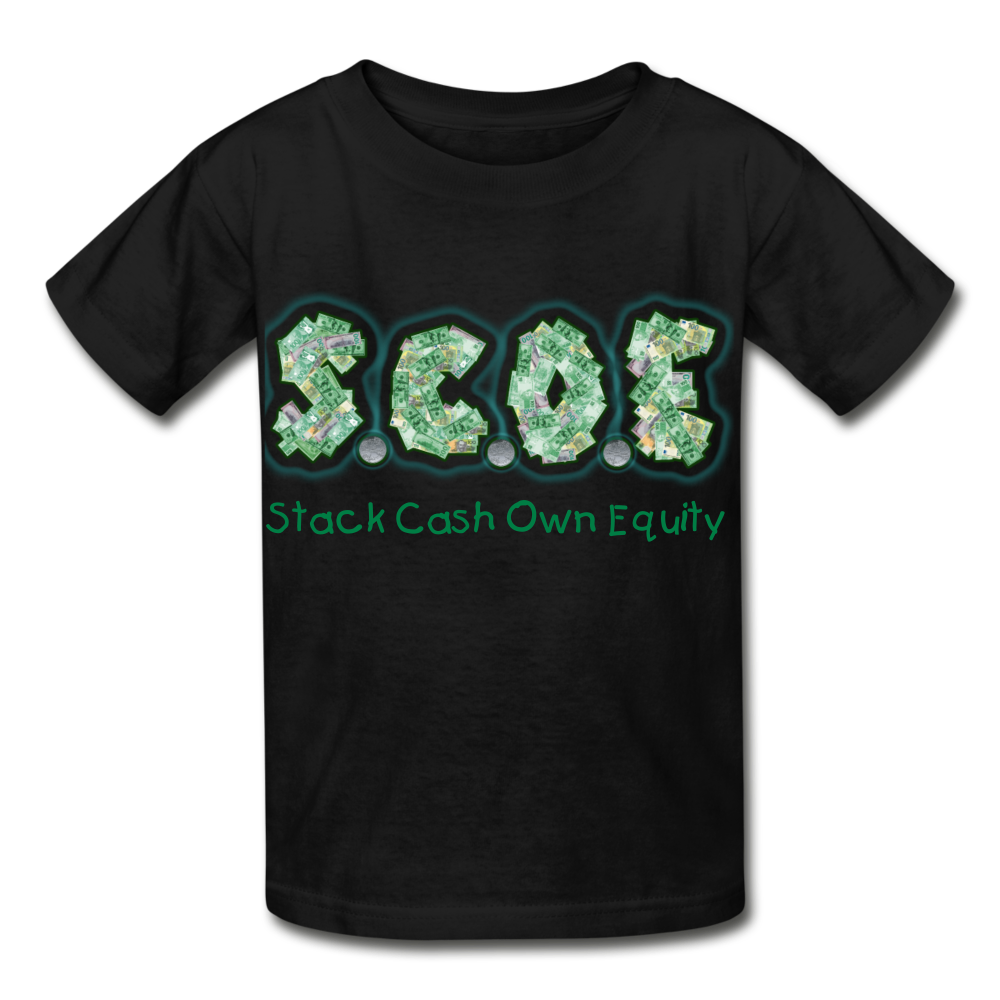 S.C.O.E Youth  T-Shirt - black