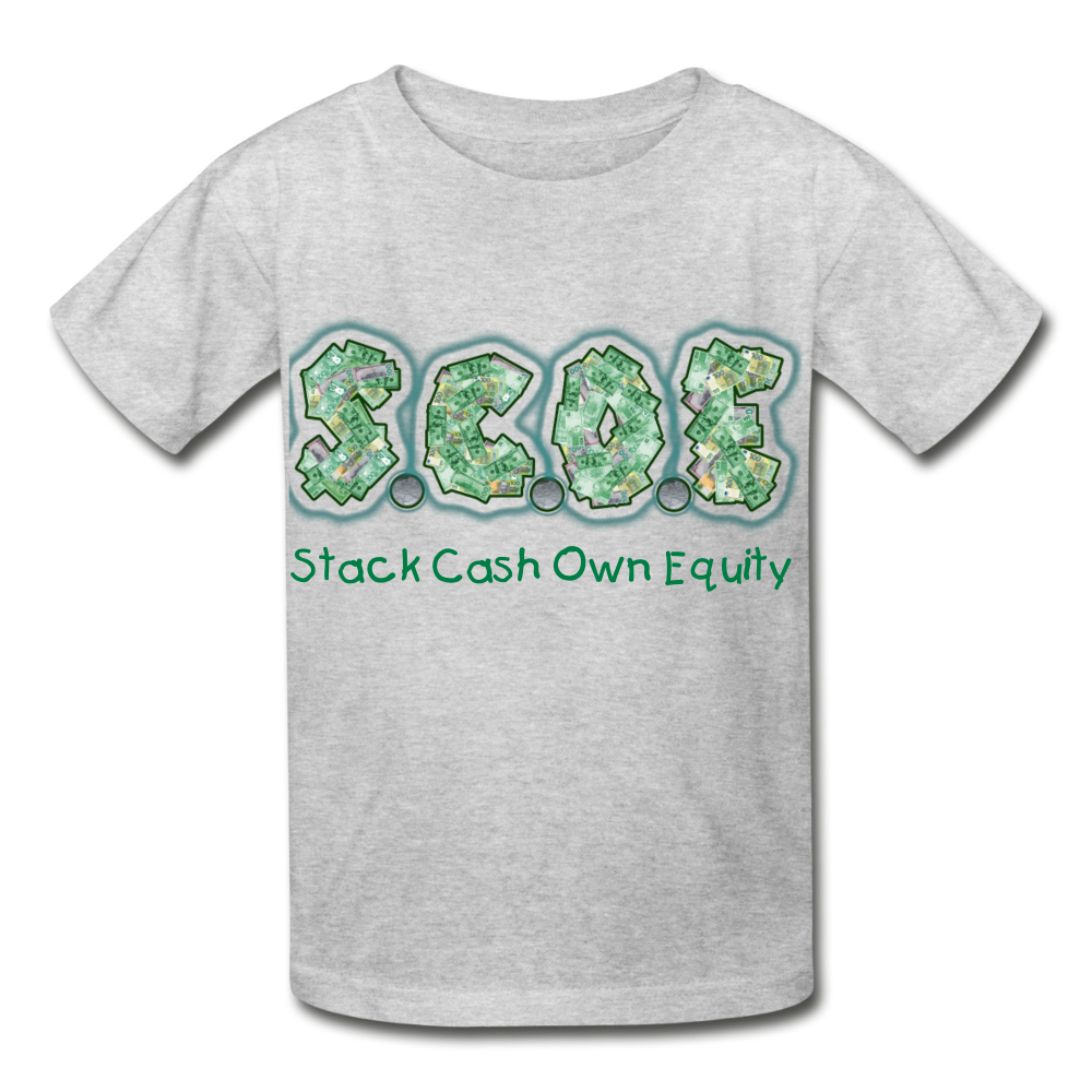 S.C.O.E Youth  T-Shirt - heather gray