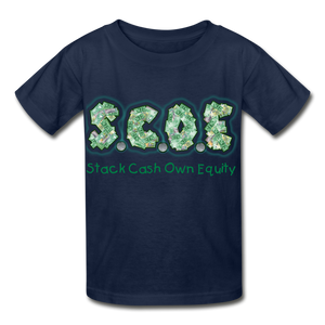 S.C.O.E Youth  T-Shirt - navy